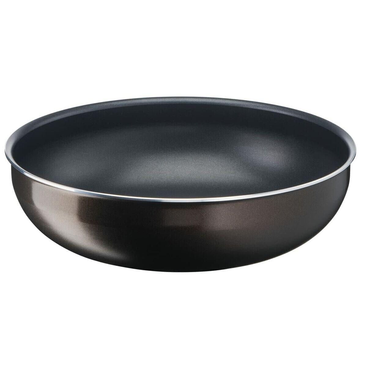 Wok Pan Tefal Black Aluminium