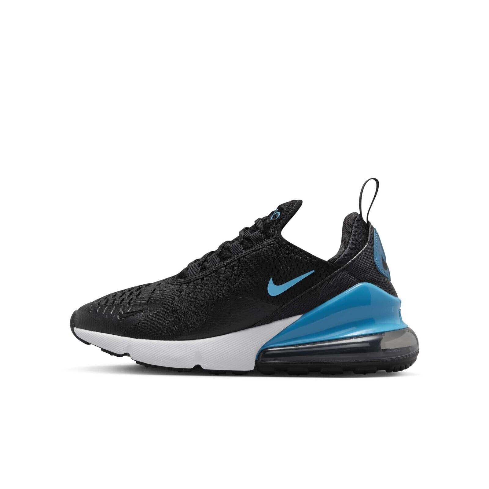 [FD0676-001] Grade School Nike AIR MAX 270 GS 'BLACK BLUE LIGHTNING'