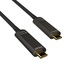 Kindermann 5773 000 508 - 8 m - USB C - USB C - USB 3.2 Gen 2 (3.1 Gen 2) - 10000 Mbit/s - Black