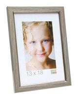 Deknudt S46AD1 - Plastic - Silver - Single picture frame - 13 x 18 cm - Rectangular - Landscape