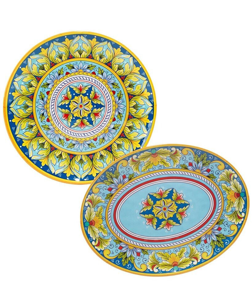 Palermo Melamine Platter, Set of 2