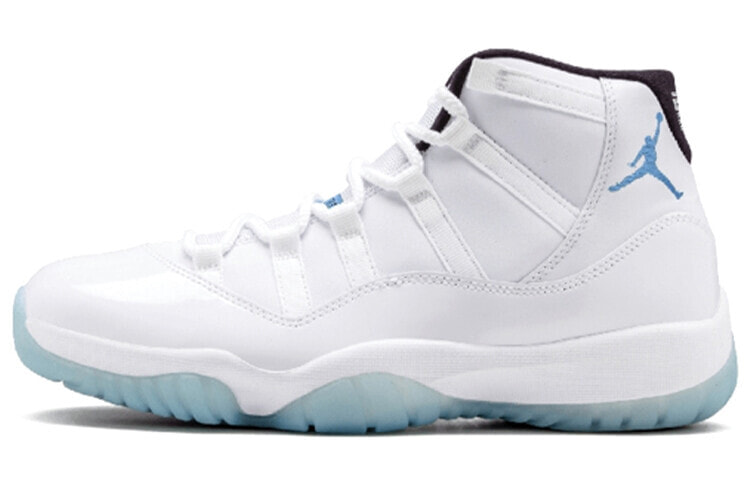 Jordan Air Jordan 11 retro legend blue 耐磨 高帮 复古篮球鞋 男款 传奇蓝 2014年版 / Кроссовки Nike Air Jordan 11 Retro Legend Blue (Белый)