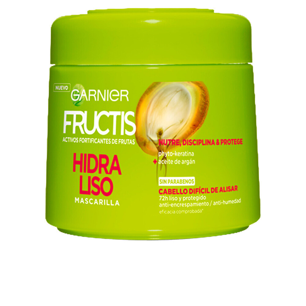 Garnier Fructis Hidra LIso Anti Frizz Hair Mask Питательная и разглаживающая маска против завитков  300 мл