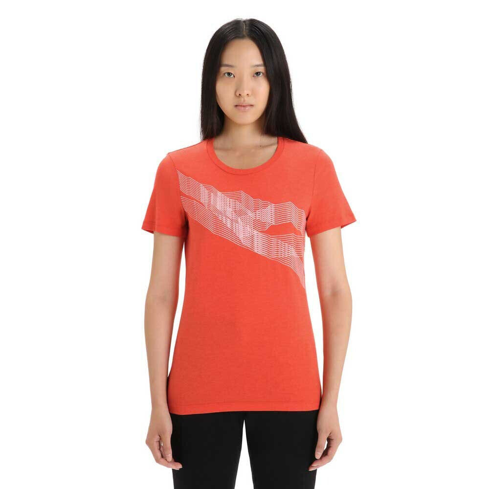 ICEBREAKER Central Classic St Anton Short Sleeve T-Shirt