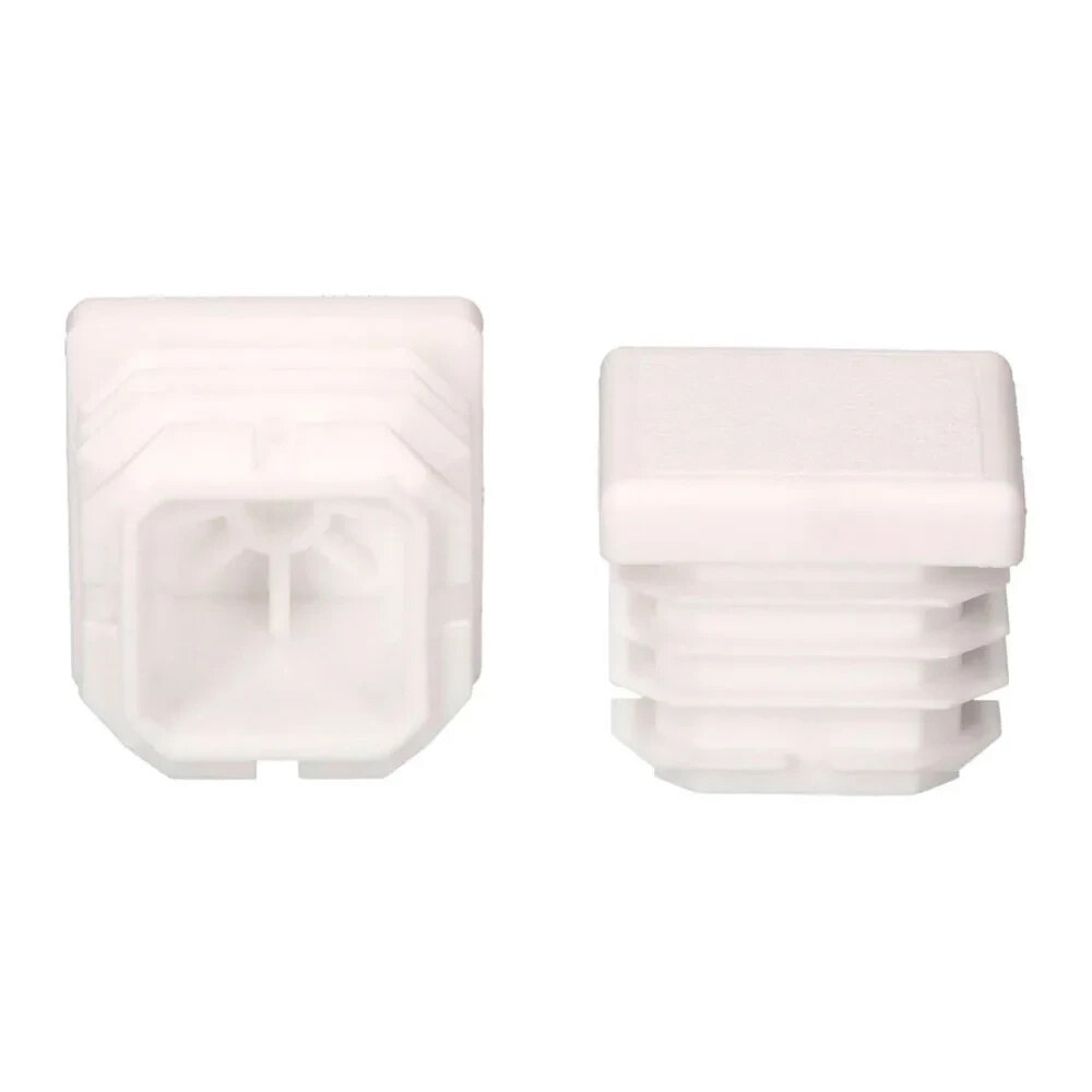 OEM Square Inner End Cap With Fin 30x30 mm