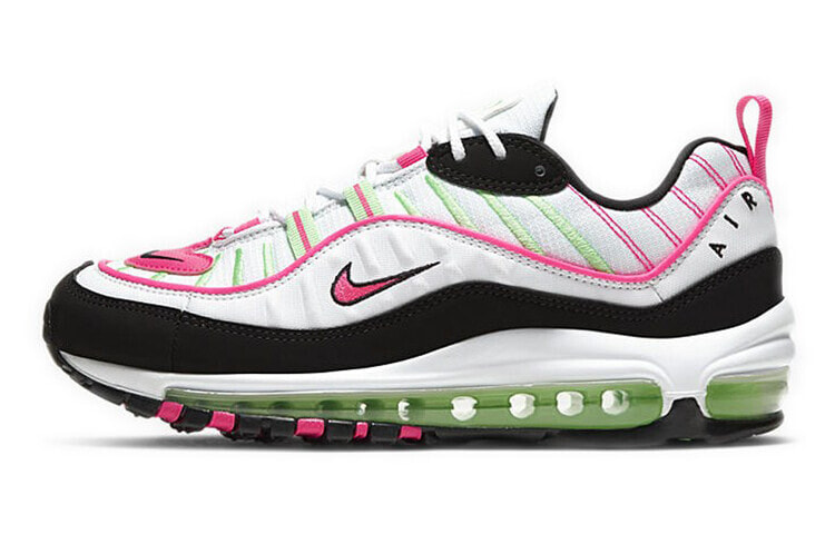 Nike Air Max 98 低帮 跑步鞋 男女同款 粉绿 / Кроссовки Nike Air Max 98 CI3709-101