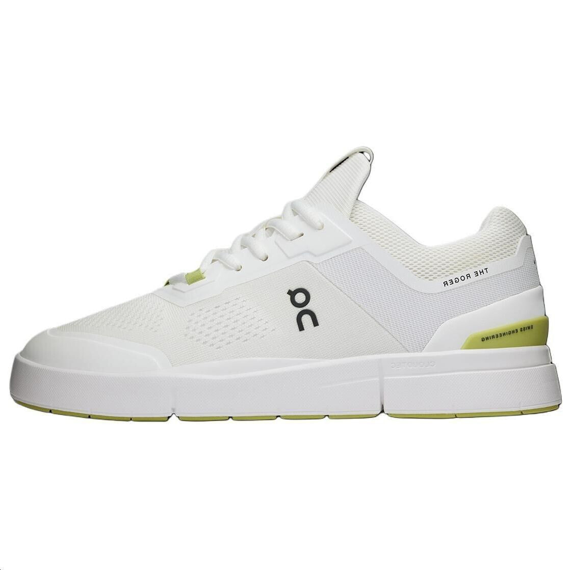 On THE ROGER Tennis Shoes Women's Low-Top White/Yellow