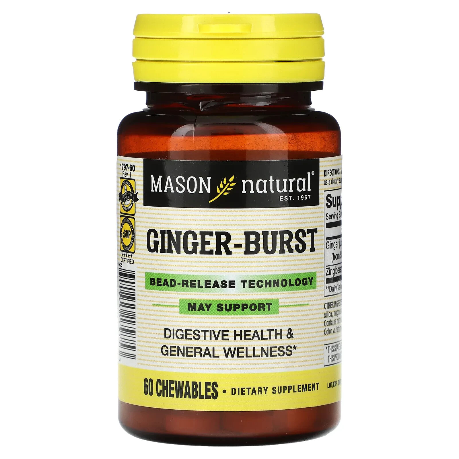 Ginger-Burst, 60 Chewables