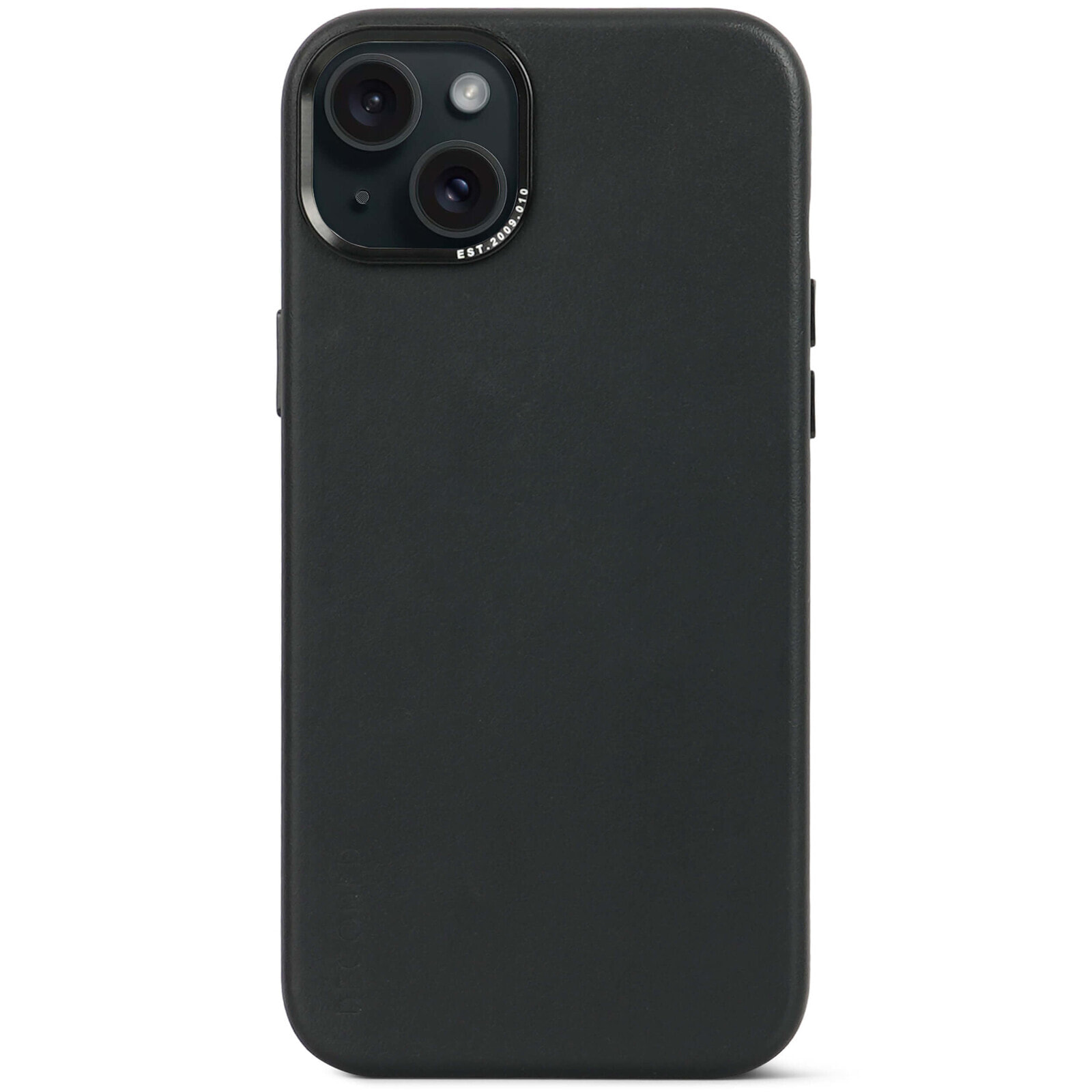 Leather Backcover für iPhone 15 Plus Black