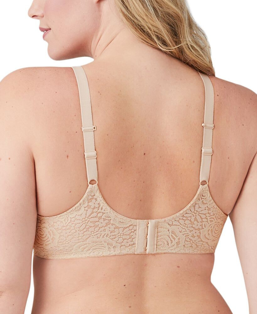 Wacoal Bra - Halo Lace Underwire 851205 - Almost Apricot -FREE