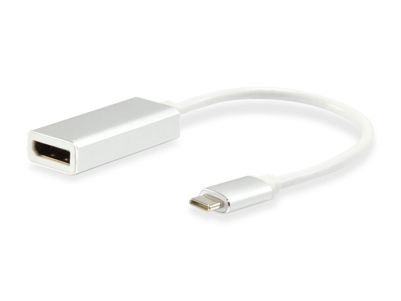 Equip 133458 кабельный разъем/переходник USB Type C DisplayPort Белый