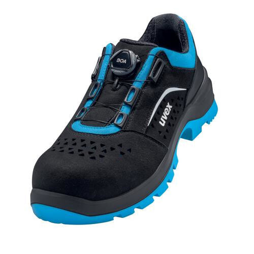 UVEX Arbeitsschutz 95582 - Male - Adult - Safety shoes - Black - Blue - ESD - P - S1 - SRC - Drawstring closure