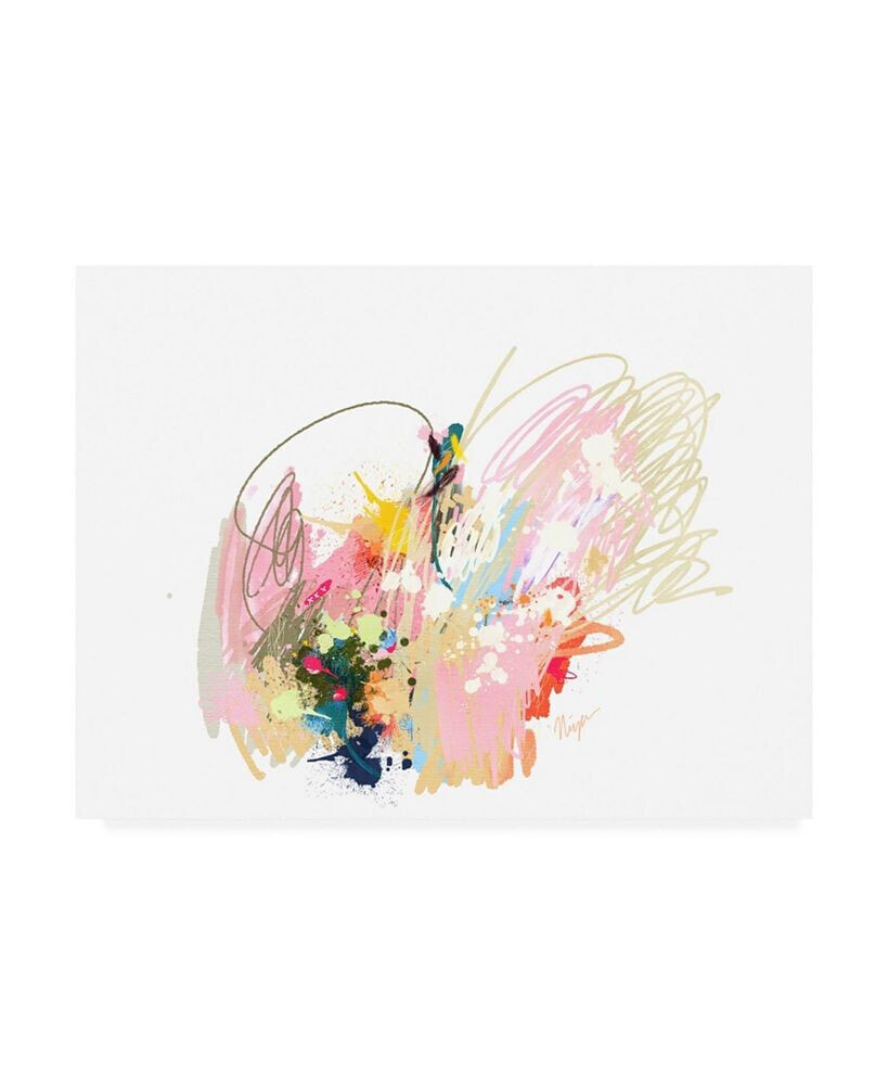 Trademark Global niya Christin Pink Abstract Canvas Art - 36.5