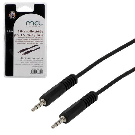 MCL 1.5m 3.5mm - 3.5mm - Male - 3.5mm - Male - 1.5 m - Black