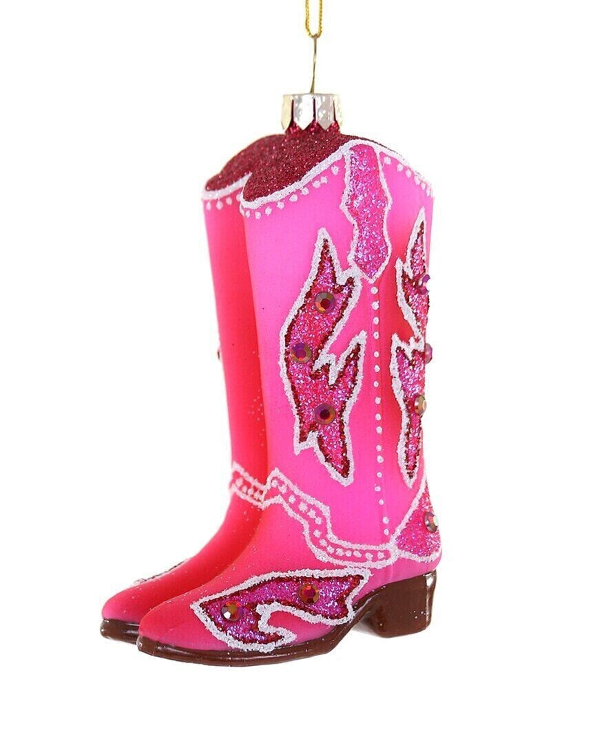 Cody Foster & Co. Cowgirl Boots Ornament Multicolor