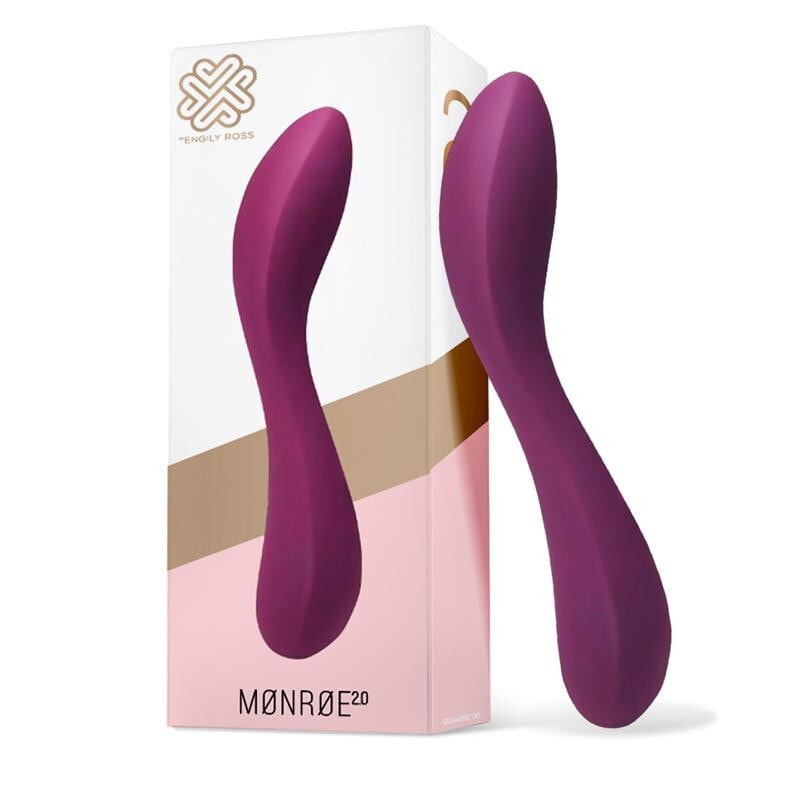 Вибратор ENGILY ROSS Monroe 2.0 Vibe Injected Liquified Silicone USB Purple