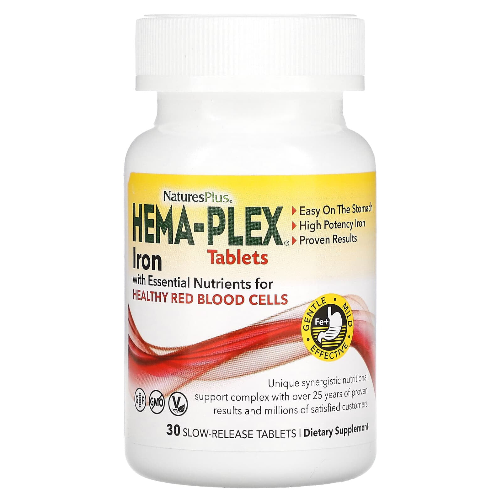 Hema-Plex, Iron with Essential Nutrients for Healthy Red Blood Cells, 60 Slow Release Mini Tabs