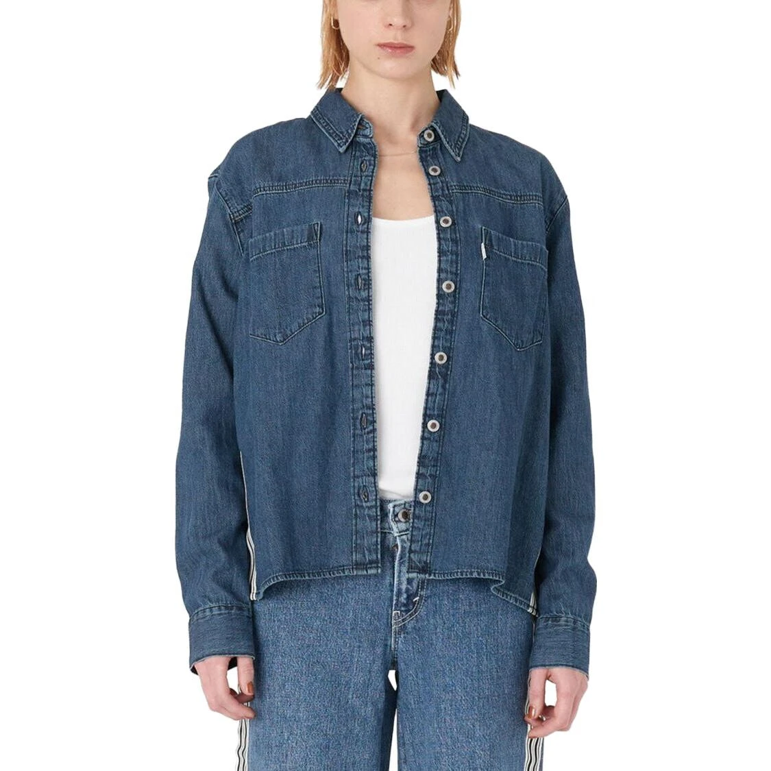 Levis SilverTab Series Shirts Women's Blue