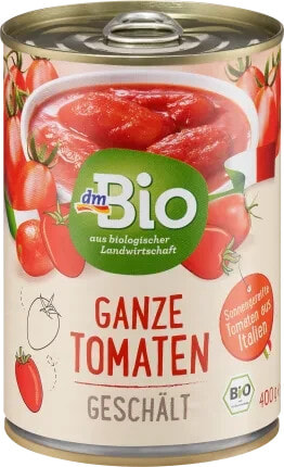 Ganze Tomaten, geschält, 400 g