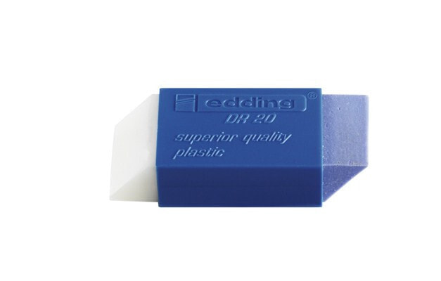 Edding DR 20 ластик Пластик Синий, Прозрачный 20 шт 4-DR20