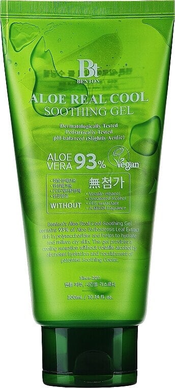 Beruhigendes Gel für Gesicht, Körper und Haar mit 93% Aloe - Benton Aloe Real Cool Soothing Gel