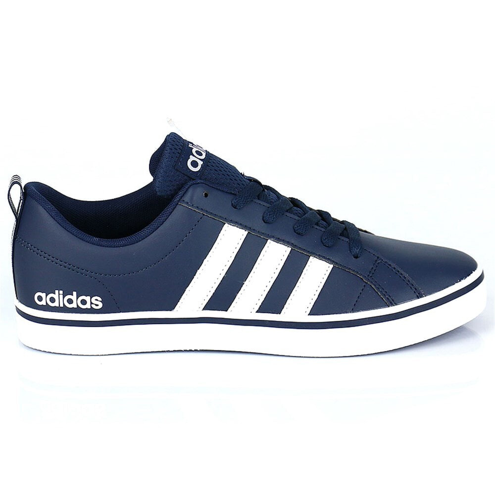 Мужские кроссовки повседневные синие кожаные низкие демисезонные Adidas VS  Pace Adidas Размер: 42.6 купить от 6455 рублей в интернет-магазине  ShopoTam.com, мужские кроссовки и кеды Adidas