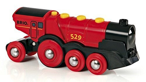 Набор игрушечных железных дорог для мальчиков Brio Czerwona lokomotywa na baterie 2013 (33592)