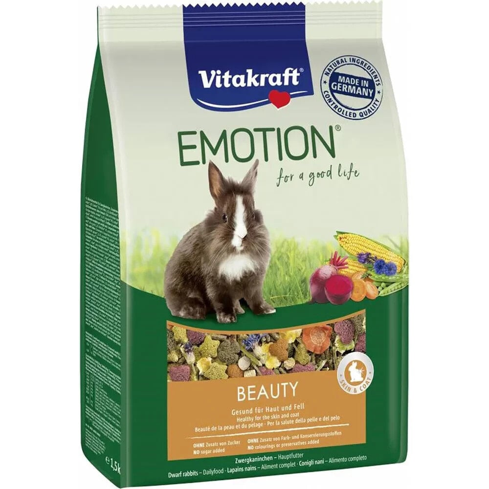 VITAKRAFT EMOTION BEAUTY dry food for rabbit 600g