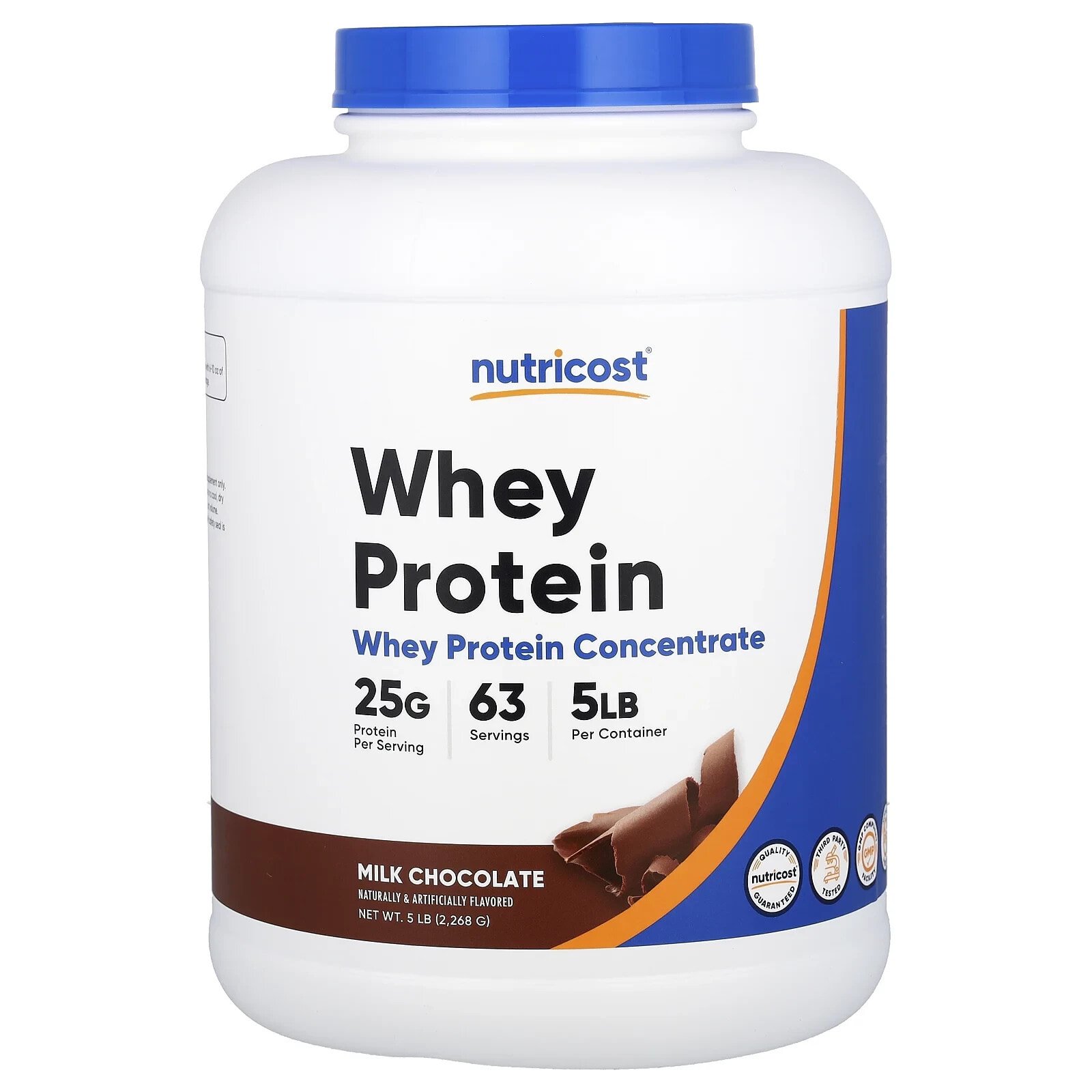 Whey Protein Concentrate, Milk Chocolate, 5 lb (2,268 g)