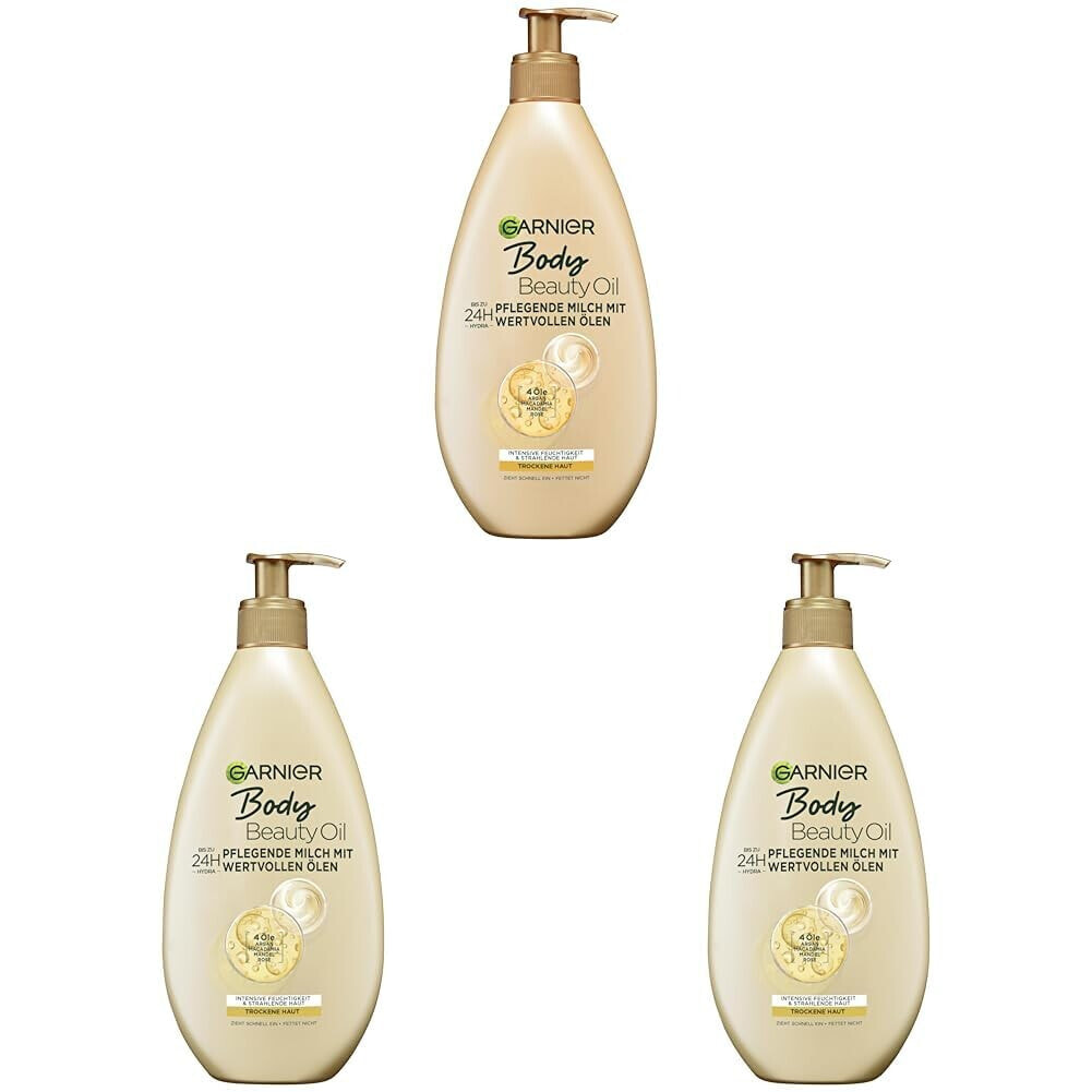 Garnier Oil Beauty Nourishing Milk Rich Body Lotion Питательный лосьон для тела с натуральными маслами  400 мл