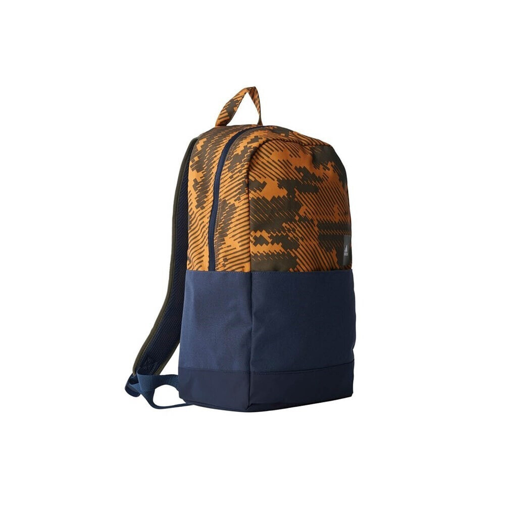 Мужской спортивный рюкзак синий оранжевый Adidas Aclassic M G3