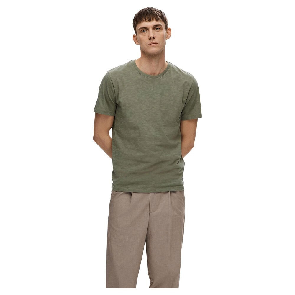SELECTED Aspen Slub Short Sleeve T-Shirt