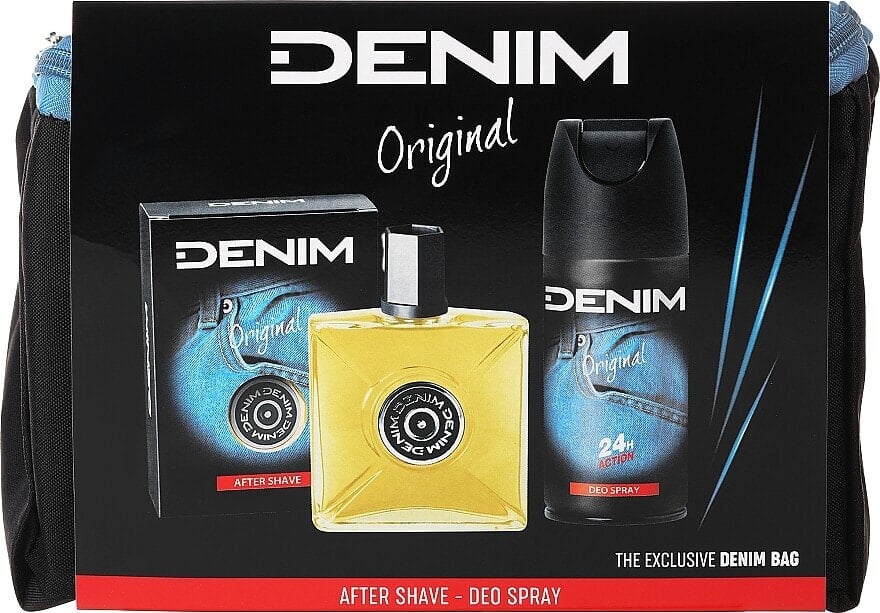 Denim Original - Duftset (After Shave 100 ml + Deo Spray 50 ml + Kosmetiktasche)