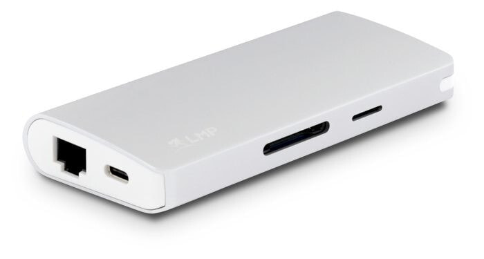 TECH DATA 18645 - USB 3.2 Gen 1 (3.1 Gen 1) Type-C - HDMI,Mini DisplayPort,RJ-45,USB 3.2 Gen 1 (3.1 Gen 1) Type-A,USB 3.0 (3.1 Gen 1) Type-C,VGA - 3840 x 2160 pixels - MicroSD (TransFlash),SD - 5000 Mbit/s - Silver
