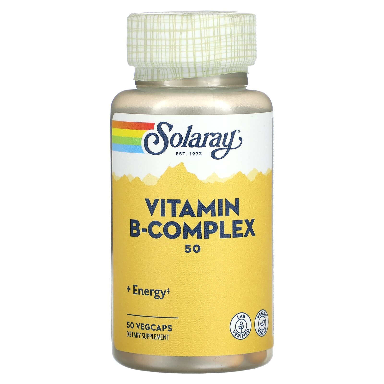 Solaray, Vitamin B-Complex 100, 50 VegCaps