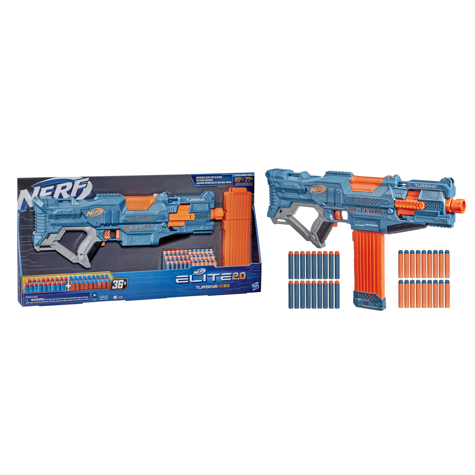 Hasbro Nerf Elite 2.0 Turbine CS-18 E9481EU4