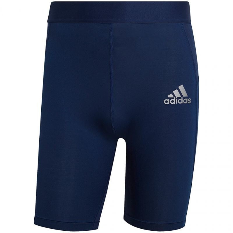 Мужские велосипедки синие для бега Adidas Techfit Short M GU7313