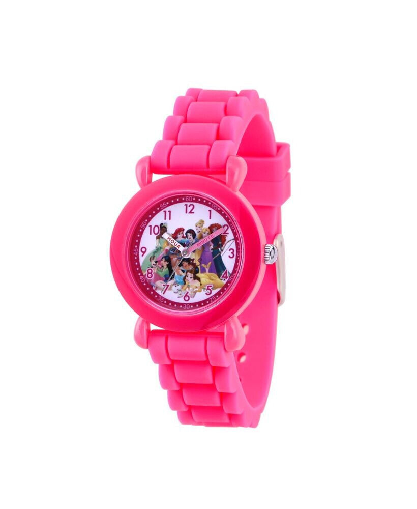 ewatchfactory disney Princess Cinderella Girls' Pink Plastic Watch 32mm