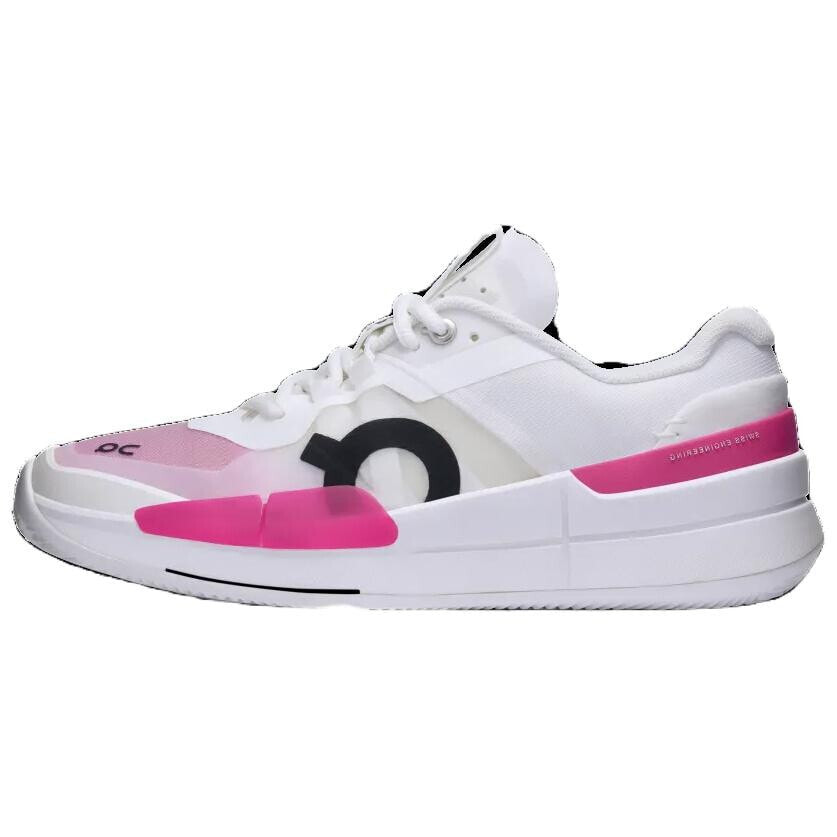 On THE ROGER Pro 2 Tennis Shoes Women's Low-Top White/Pink