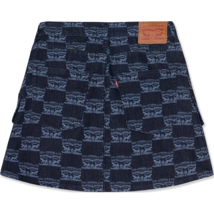 Levi’s Denim Short Skirts Women's Dark Blue