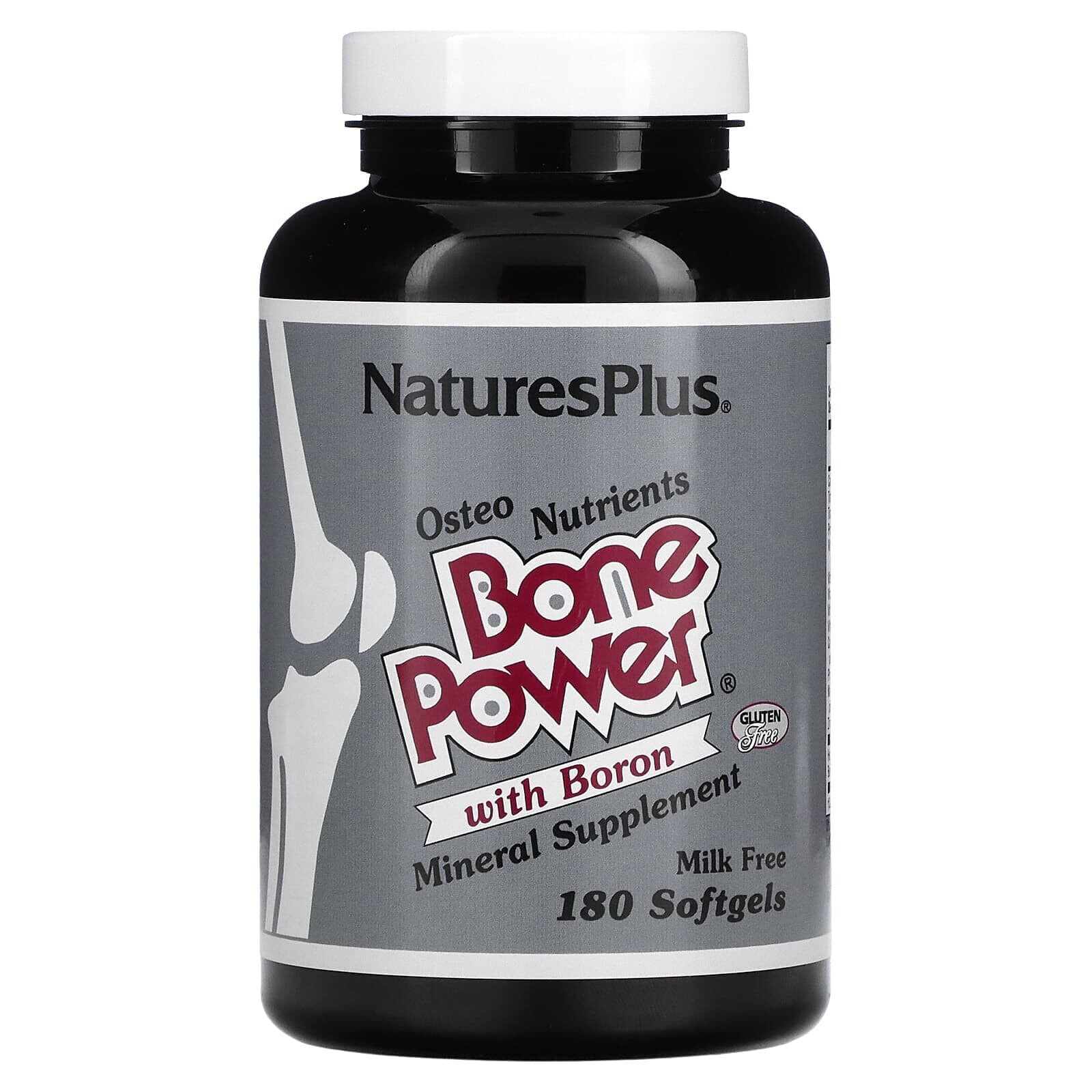 NaturesPlus, Bone Power с бором, 180 капсул