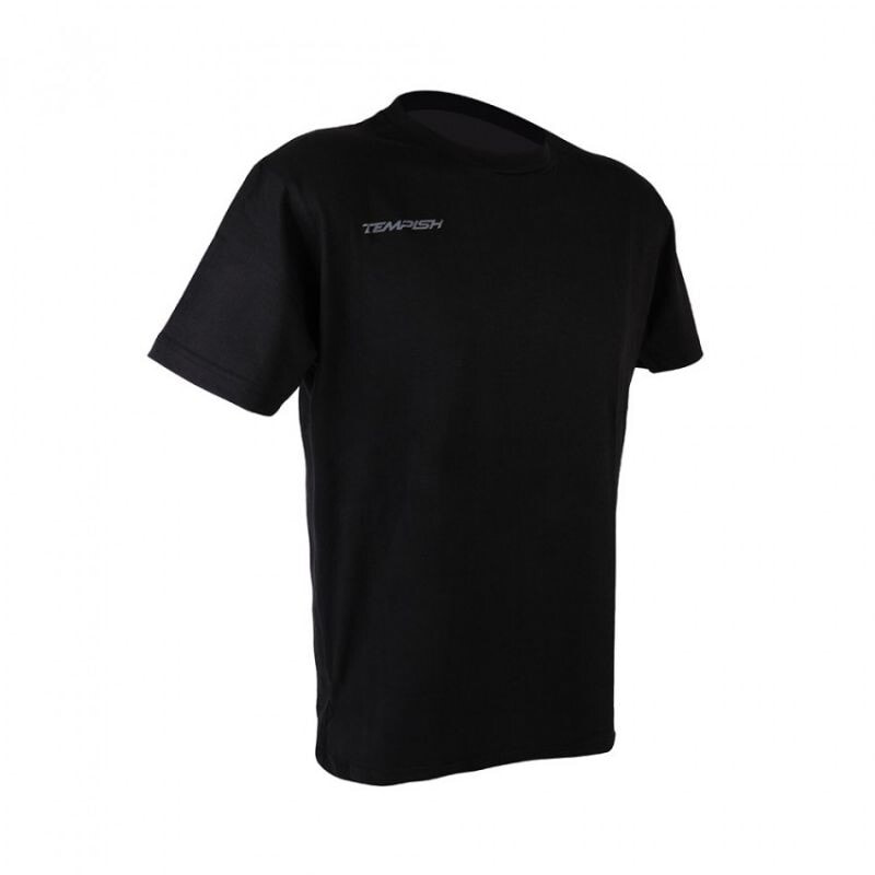 Мужская футболка спортивная черная с логотипом Tempish Teem 2 M 1350000545 T-shirt