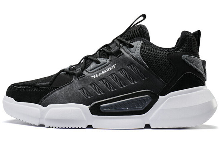 特步 减震耐磨运动鞋 黑色 / Спортивные кроссовки Black Xtep модель 981319121231