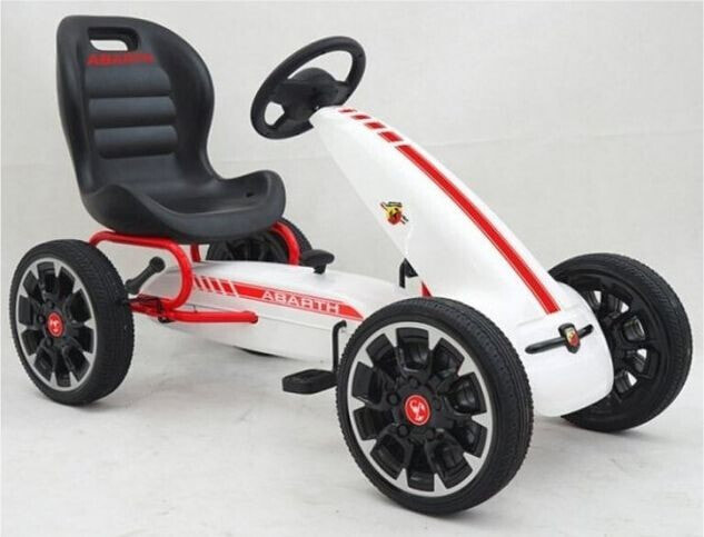 Lean Sport Gokart ABARTH Biały