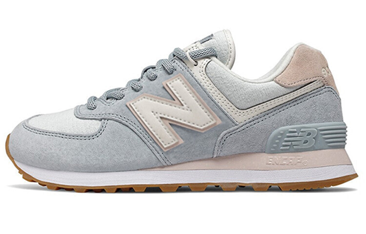 New Balance NB 574 低帮 跑步鞋 女款 淡蓝粉 B宽 / Кроссовки New Balance NB WL574SUO