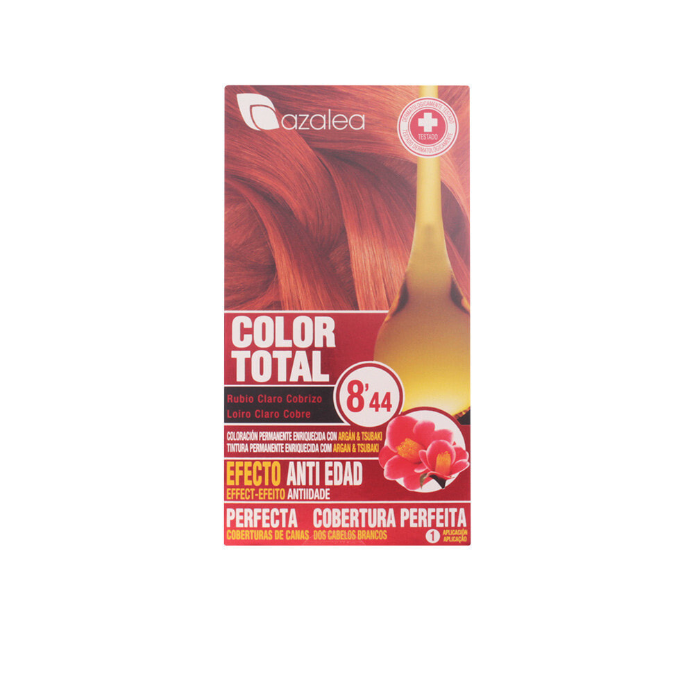 Azalea Color Total No. 8,44 Light Copper Blonde Перманентная краска для волос, оттенок  медный светло-русый