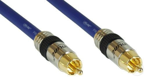 InLine 89405P аудио кабель 5 m RCA Синий