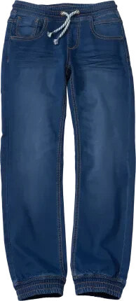 Jeans mit Gummibund & Kordel, blau, Gr. 116, 1 St