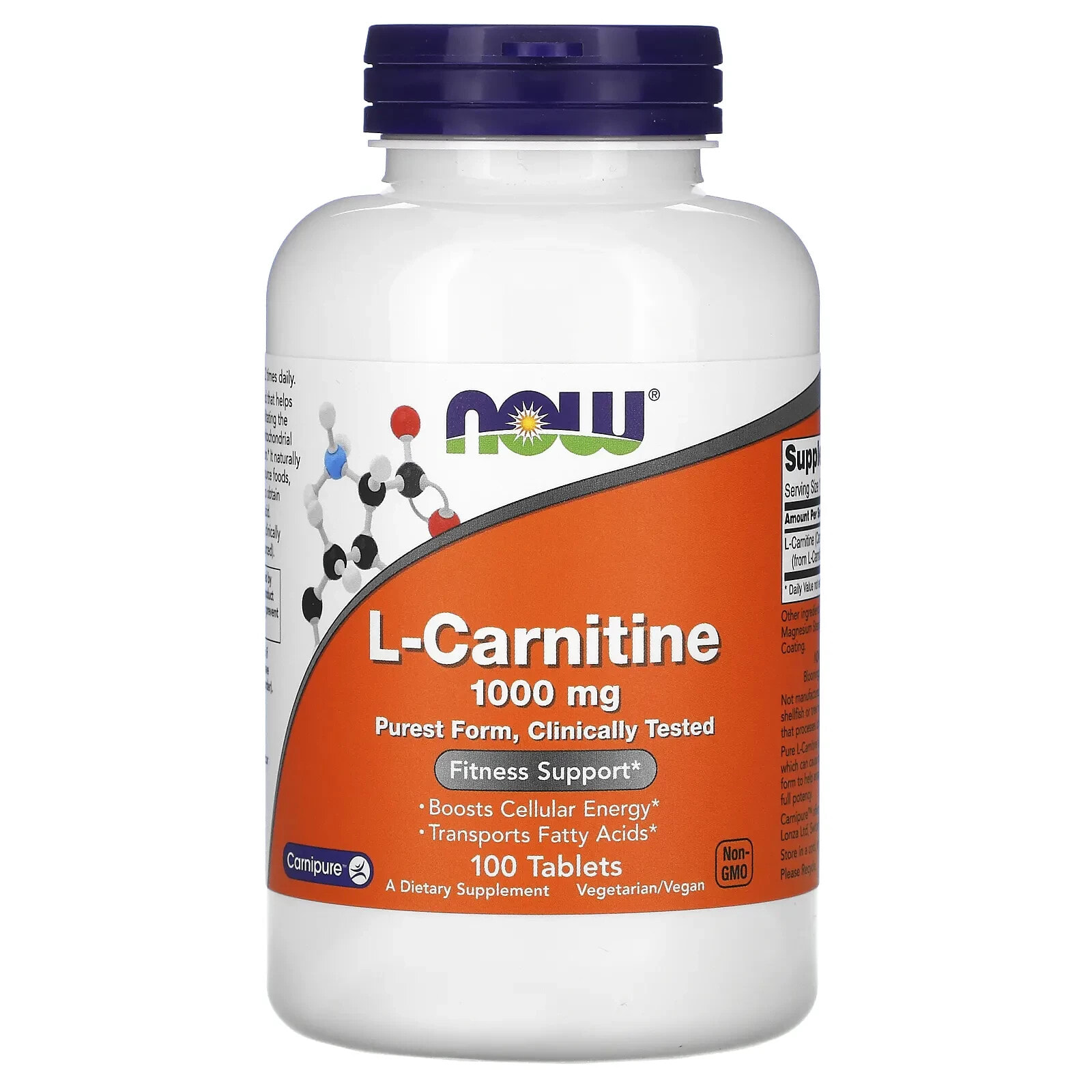 NOW L-Carnitine -- 500 mg - 60 Vcaps®