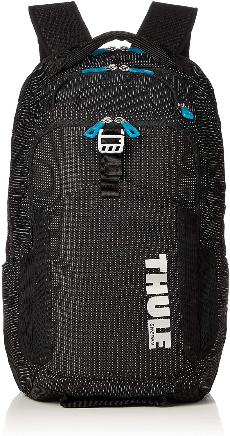 Мужской городской рюкзак серый с надписью Thule TCBP-417 Crossover 32 L Backpack, Black